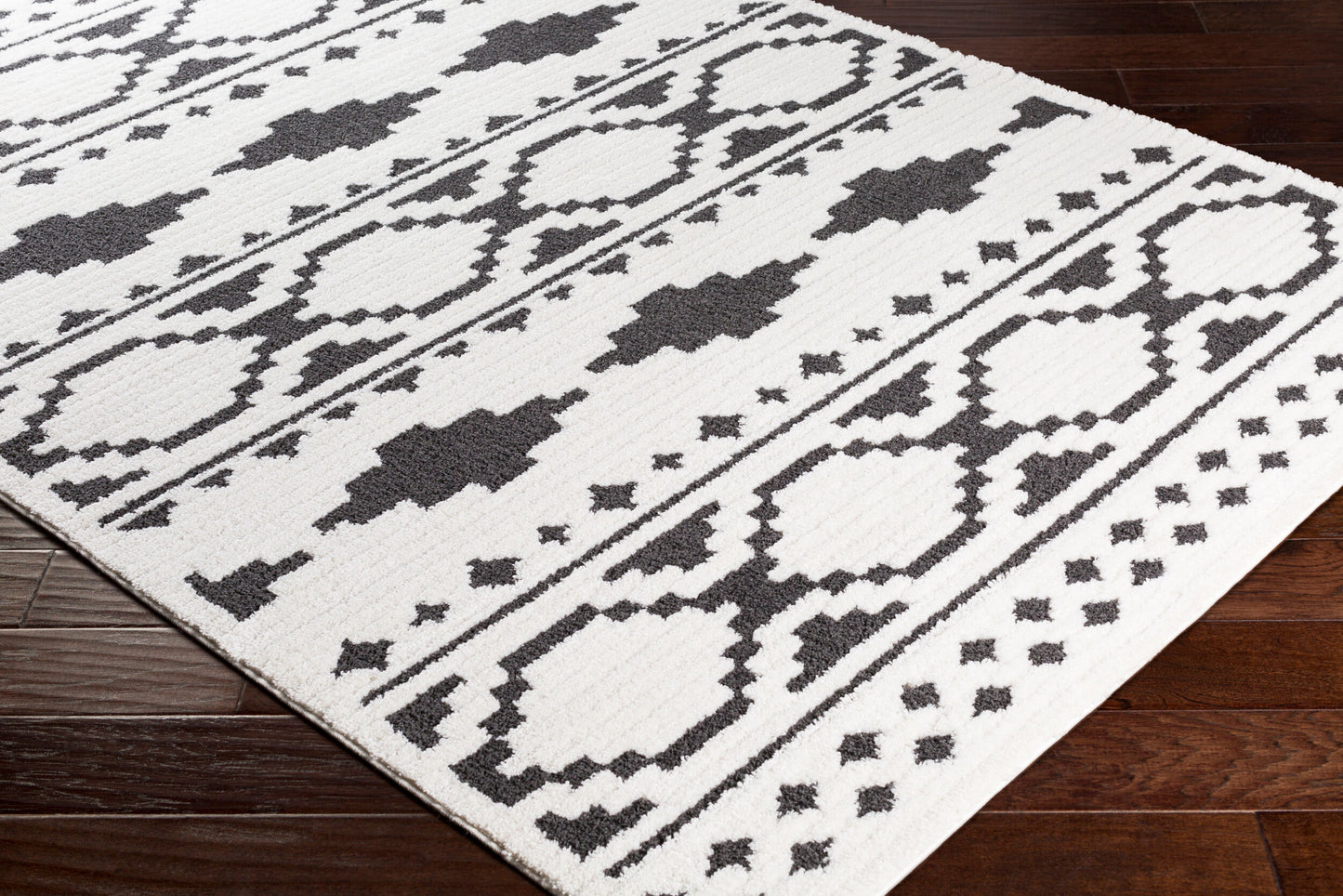 Moroccan Shag MCS-2305 7ft Runner Machine Woven Runner Rug