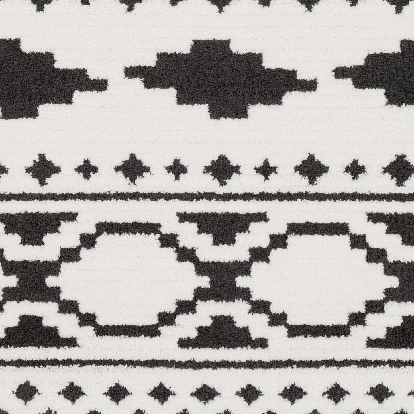Moroccan Shag MCS-2305 7ft Runner Machine Woven Runner Rug