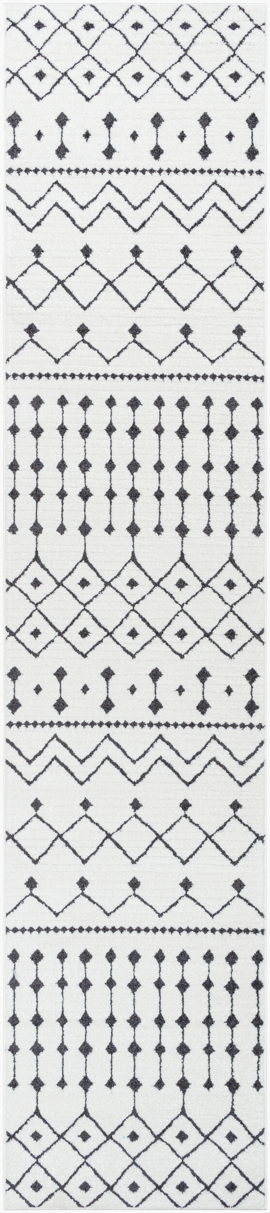 Alfombra marroquí Shag MCS-2309 de 3,6 m, tejida a máquina