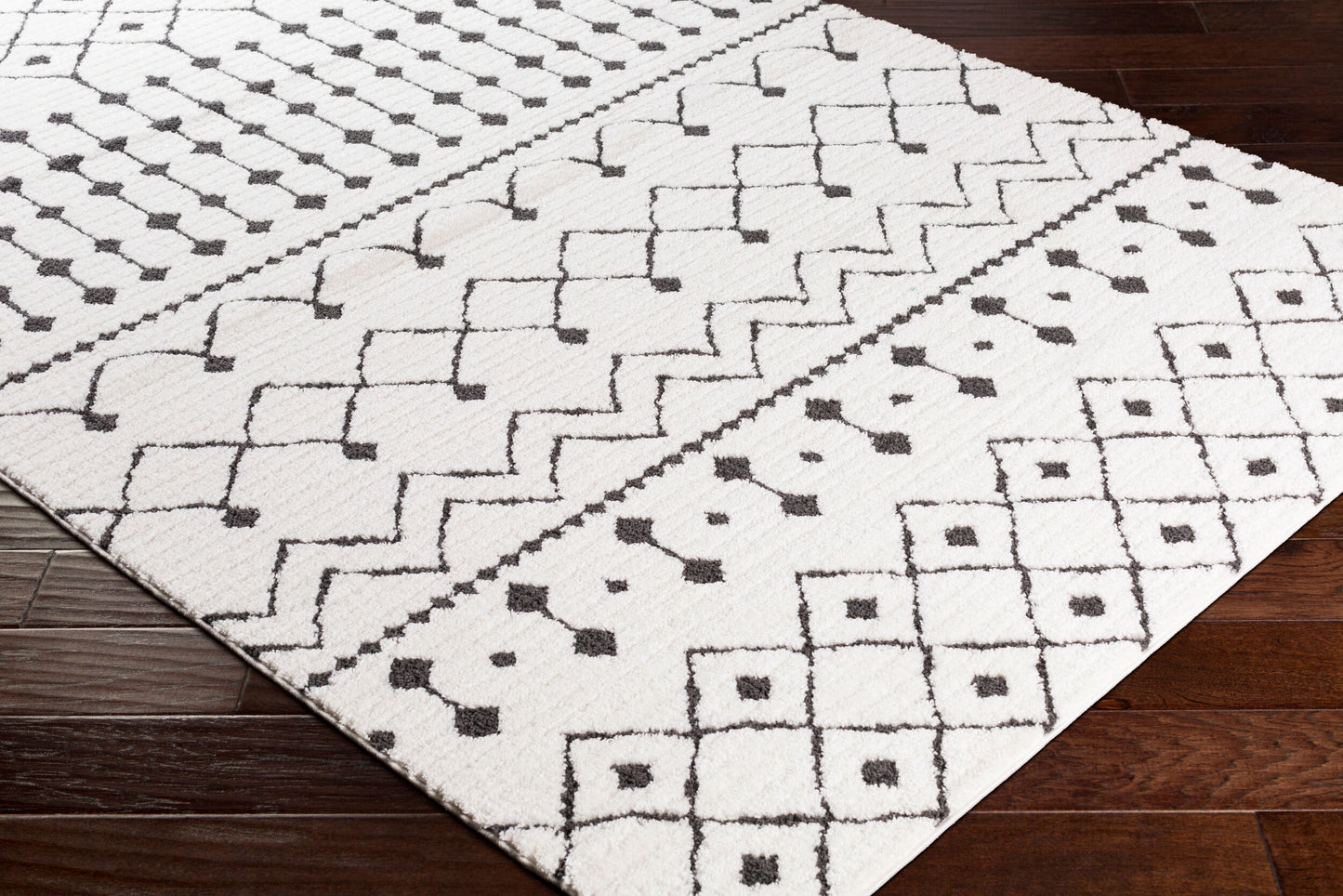 Moroccan Shag MCS-2309 4' x 6' Machine Woven Area Rug