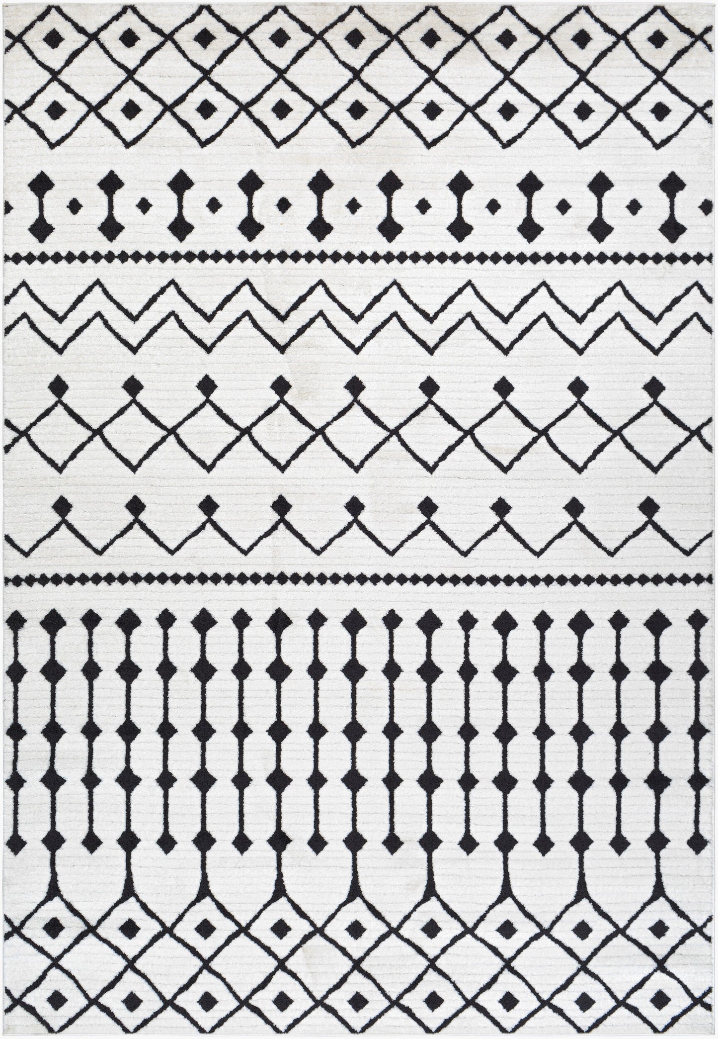 Moroccan Shag MCS-2309 6' x 9' Machine Woven Area Rug