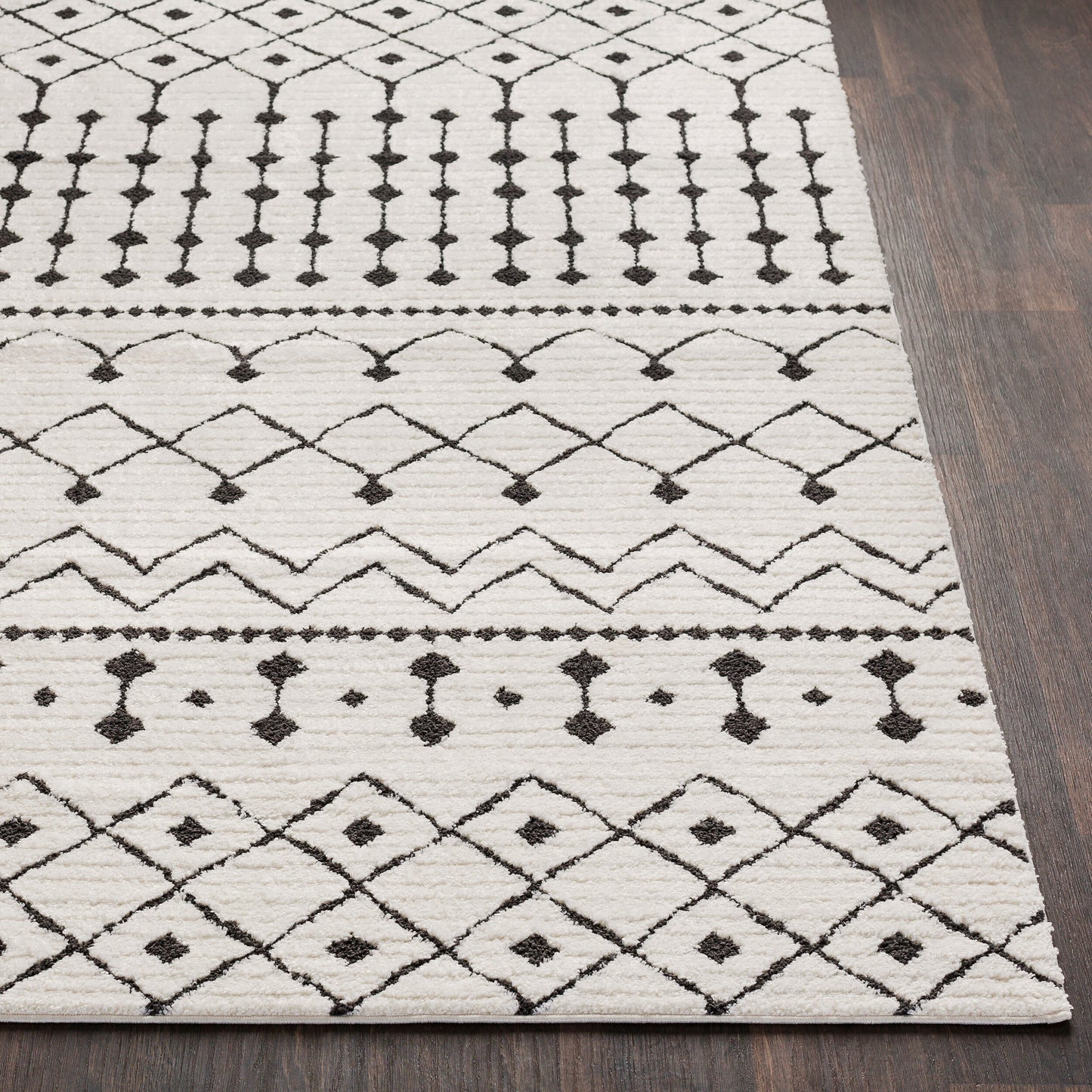 Moroccan Shag MCS-2309 4' x 6' Machine Woven Area Rug
