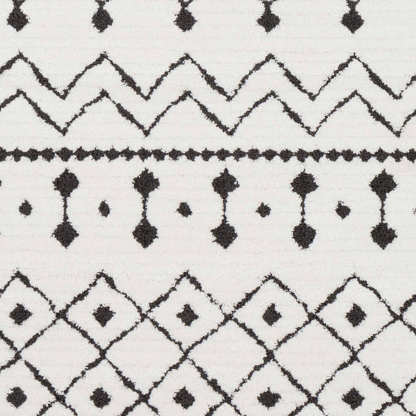 Moroccan Shag MCS-2309 4' x 6' Machine Woven Area Rug