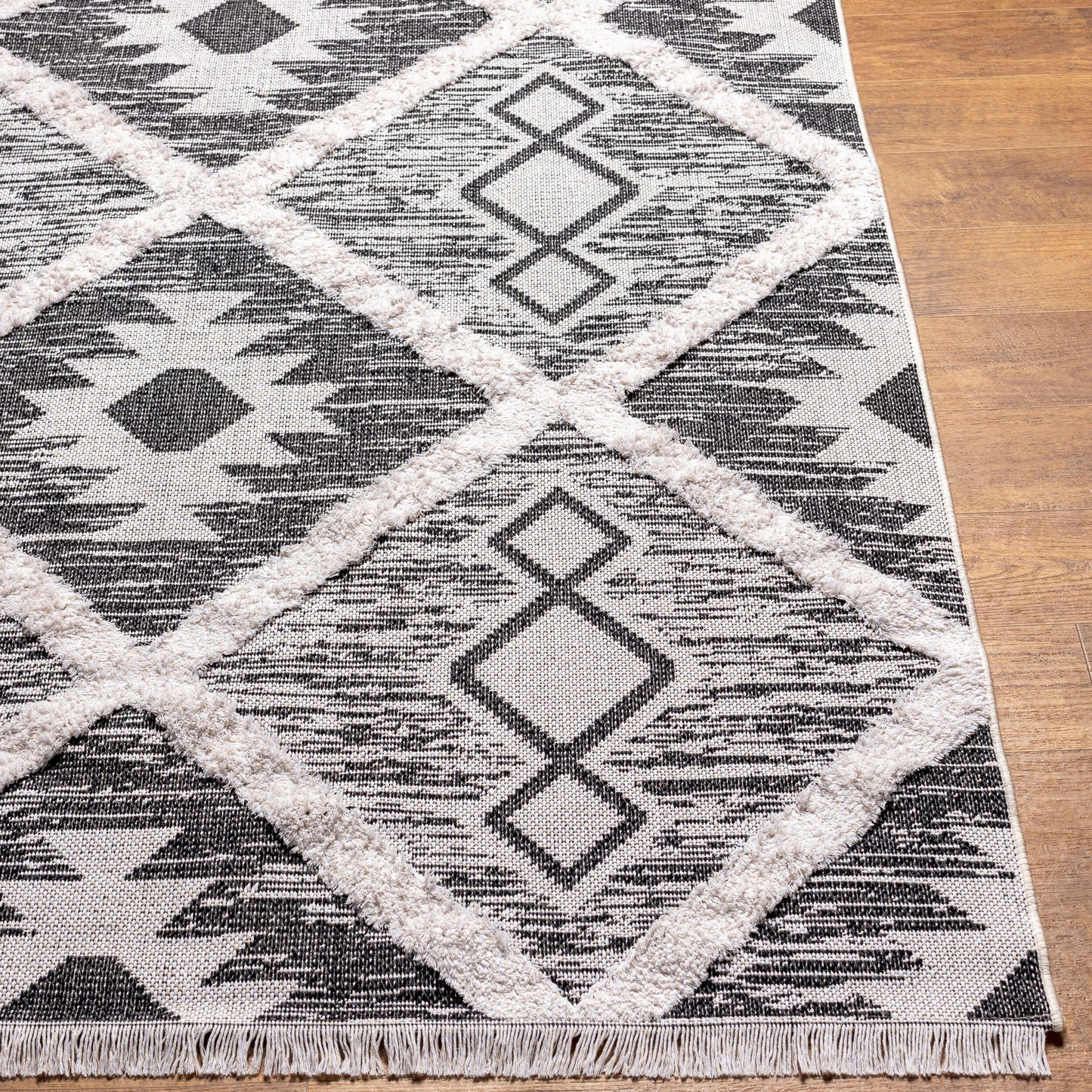Morocotton MCT-2301 7ft Runner Machine Woven Runner Rug