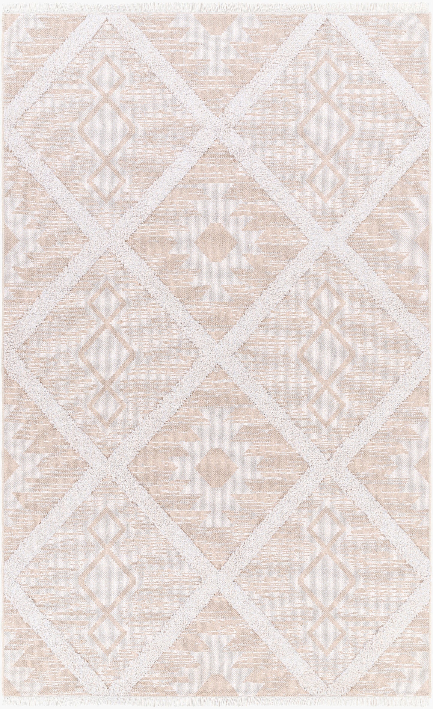 Morocotton MCT-2302 2' x 3' Machine Woven Accent Rug