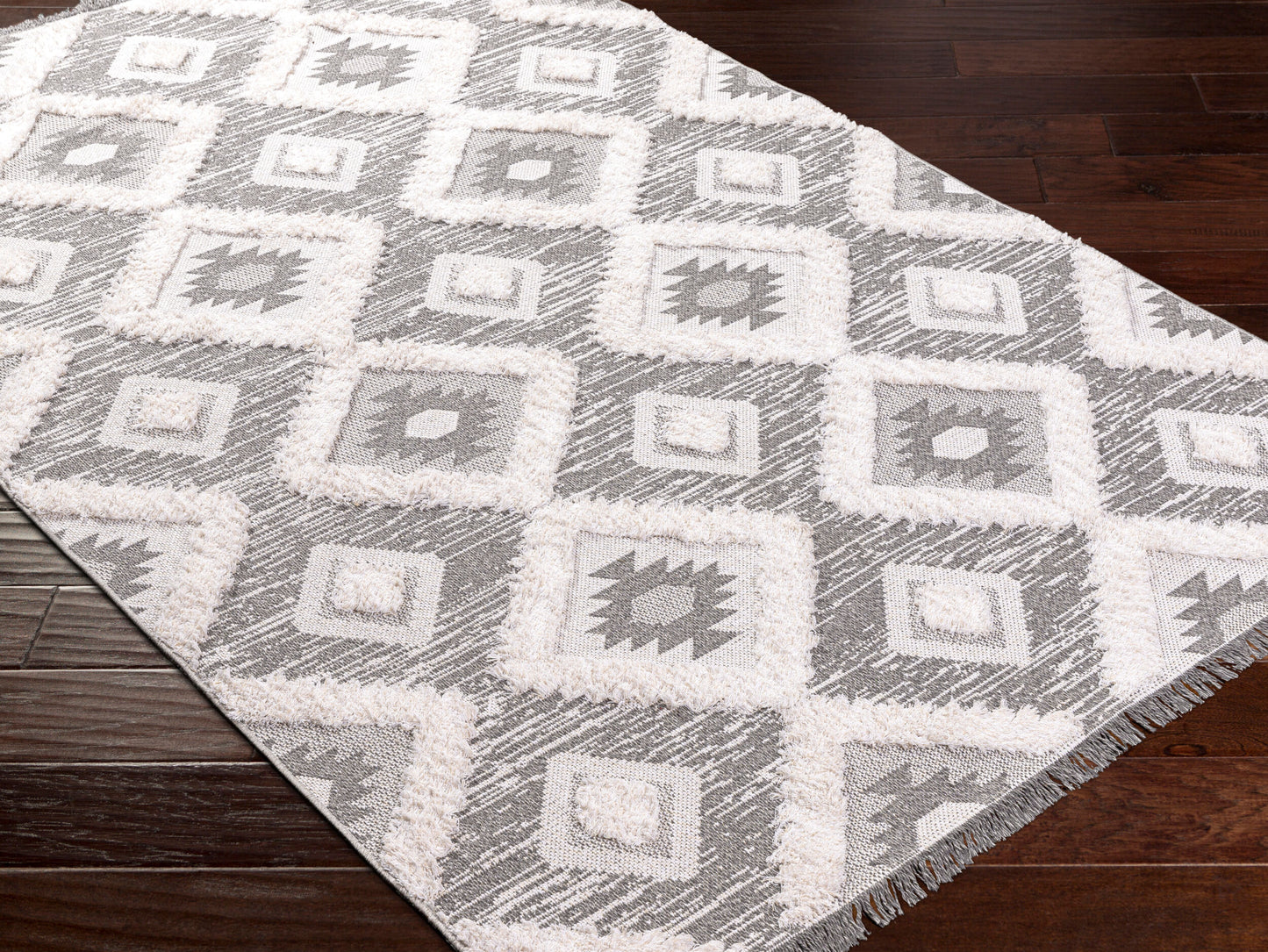 Morocotton MCT-2303 2' x 3' Machine Woven Accent Rug