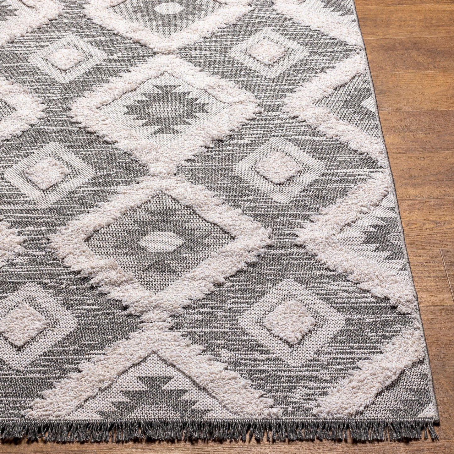 Morocotton MCT-2303 2' x 3' Machine Woven Accent Rug