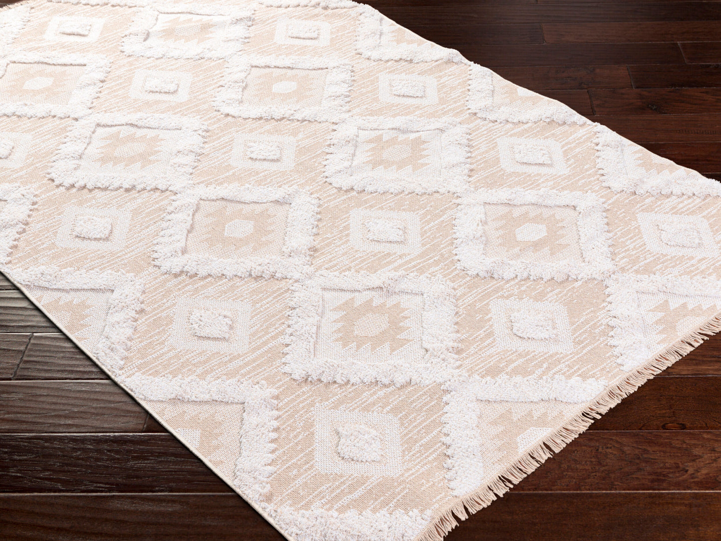 Morocotton MCT-2304 2' x 3' Machine Woven Accent Rug