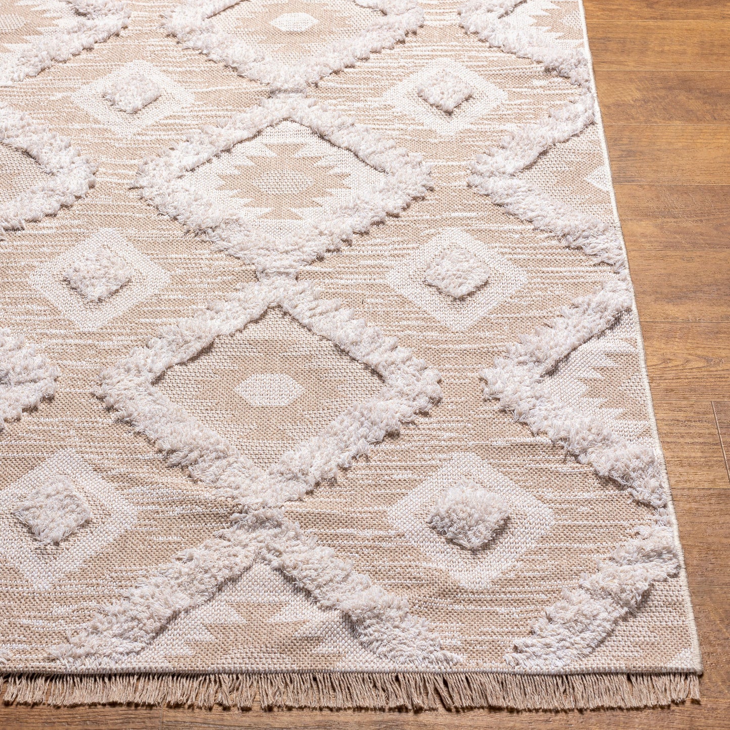 Morocotton MCT-2304 2' x 3' Machine Woven Accent Rug