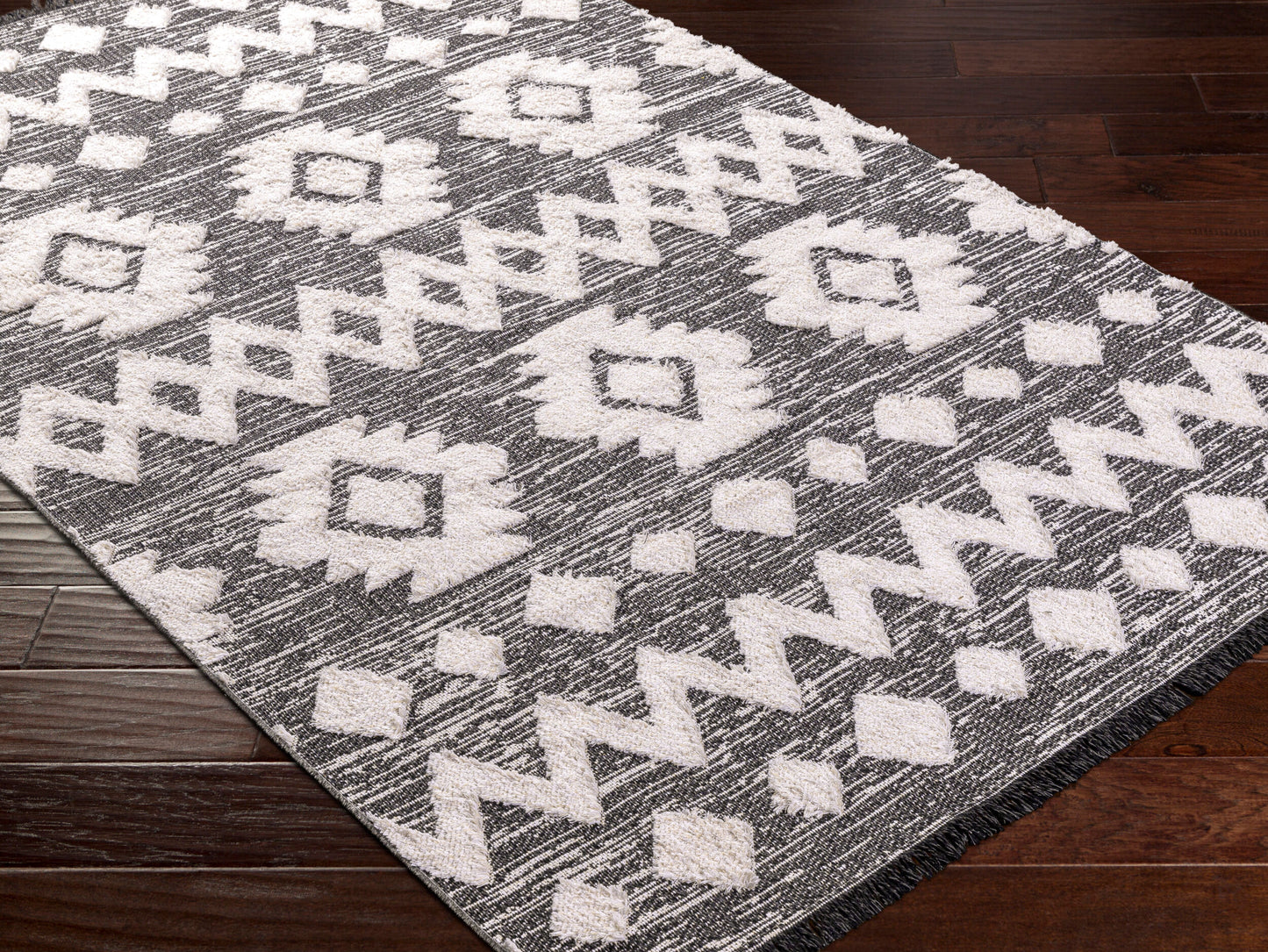 Morocotton MCT-2307 2' x 3' Machine Woven Accent Rug