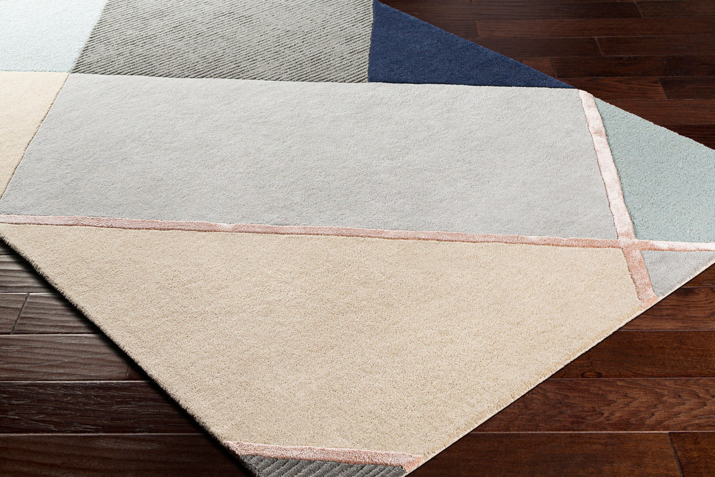 Mid Century MCY-2301 2' x 3' Handmade Wool Accent Rug
