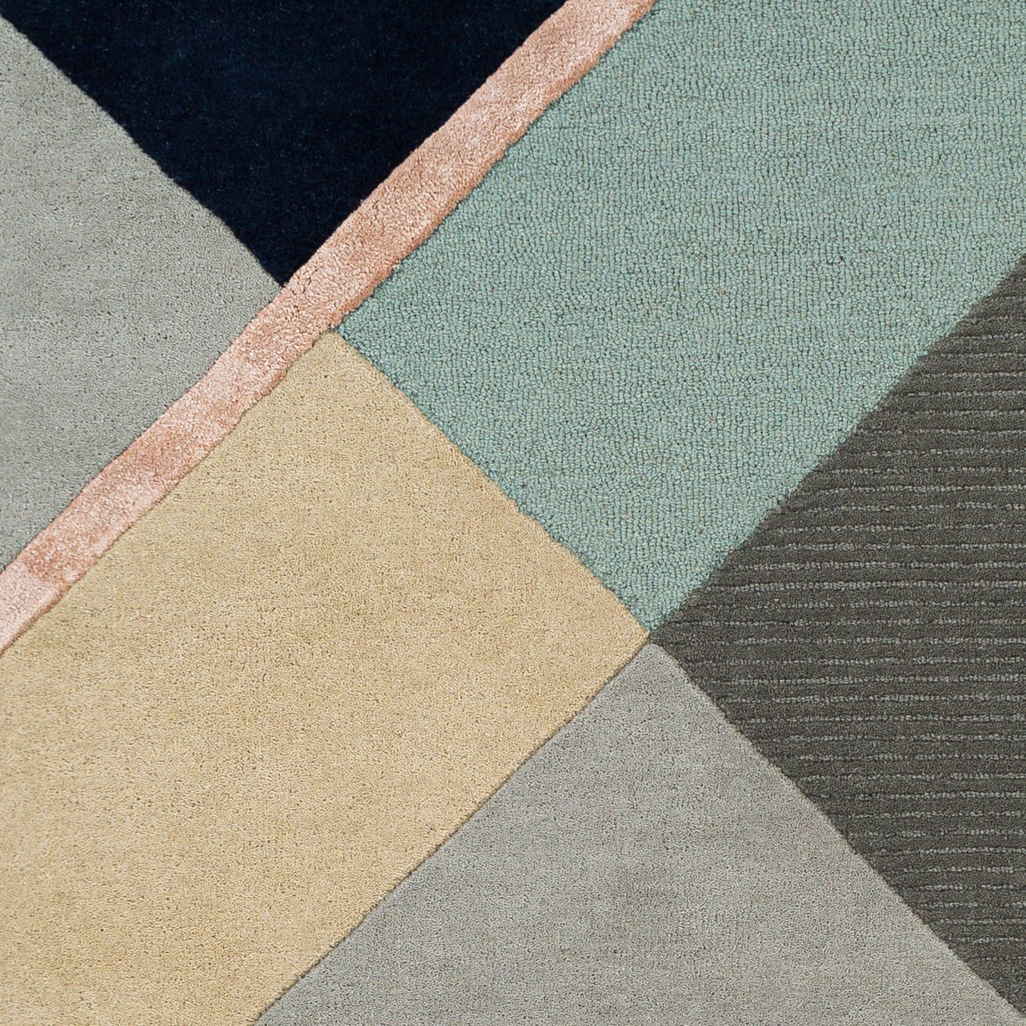 Mid Century MCY-2301 2' x 3' Handmade Wool Accent Rug
