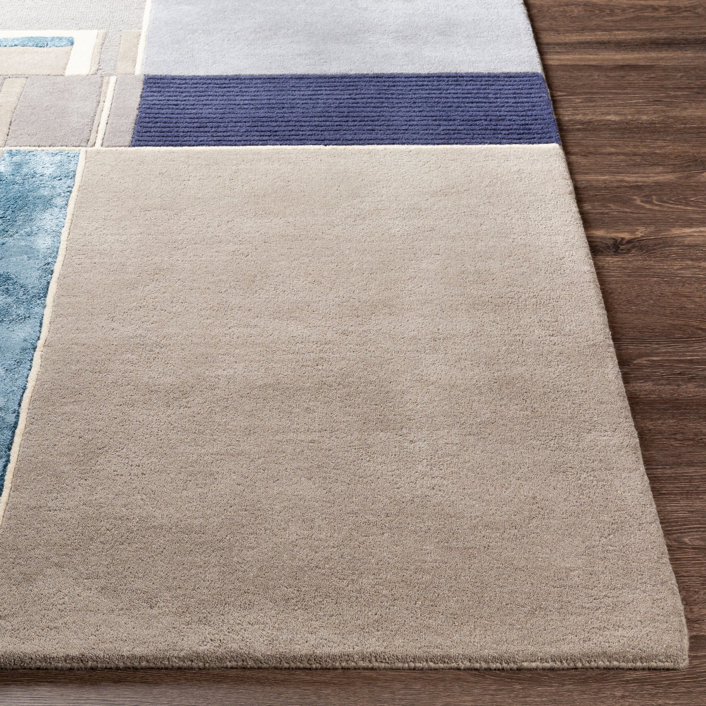 Mid Century MCY-2302 2' x 3' Handmade Wool Accent Rug