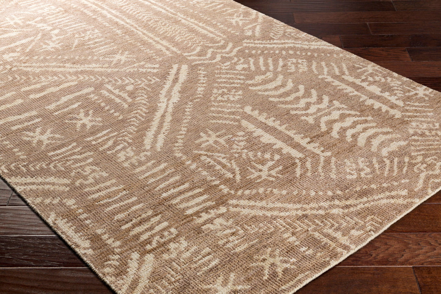 Mandela MDA-1002 5' x 7' Handmade Jute Area Rug