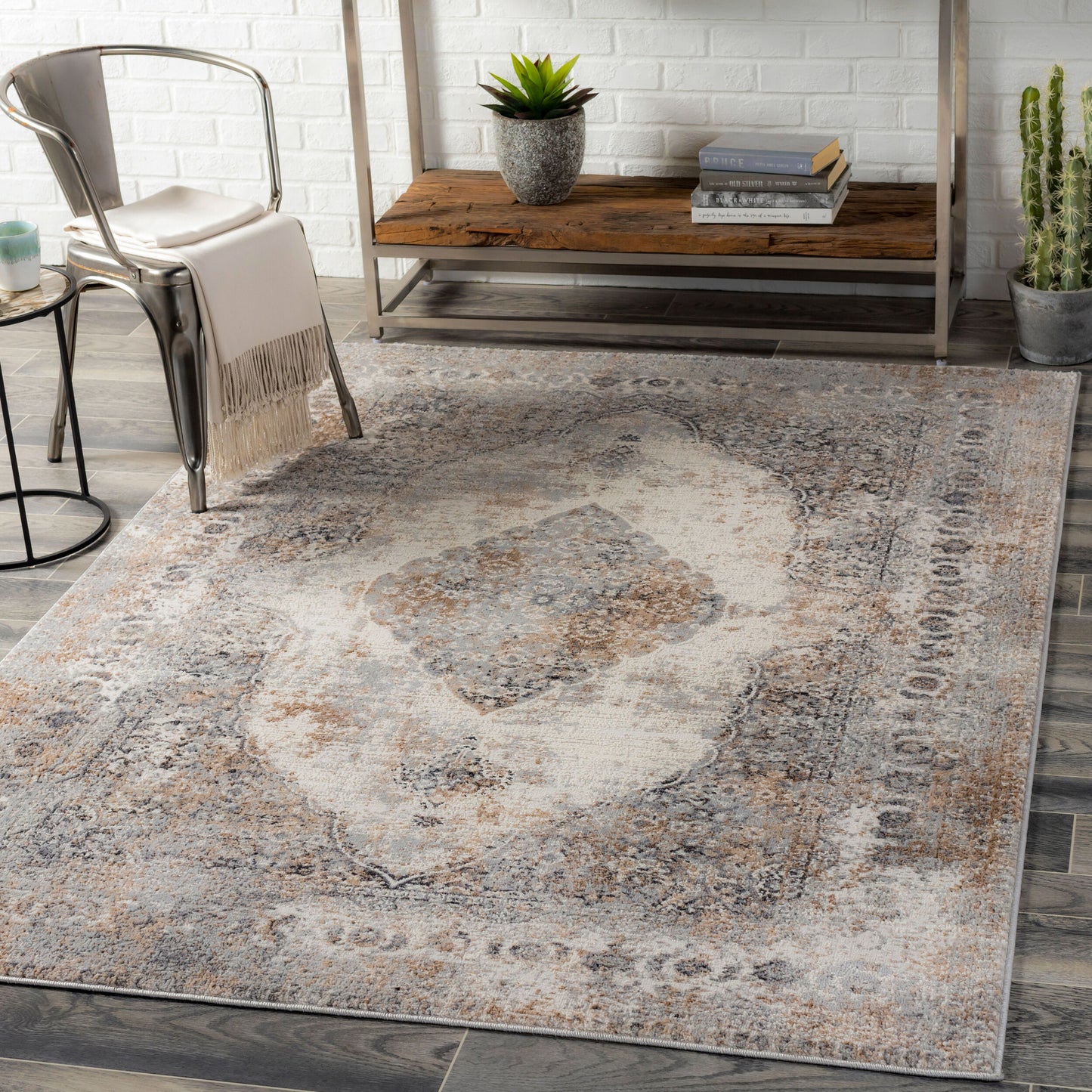 Mood MDD-2303 5' x 7' Machine Woven Area Rug