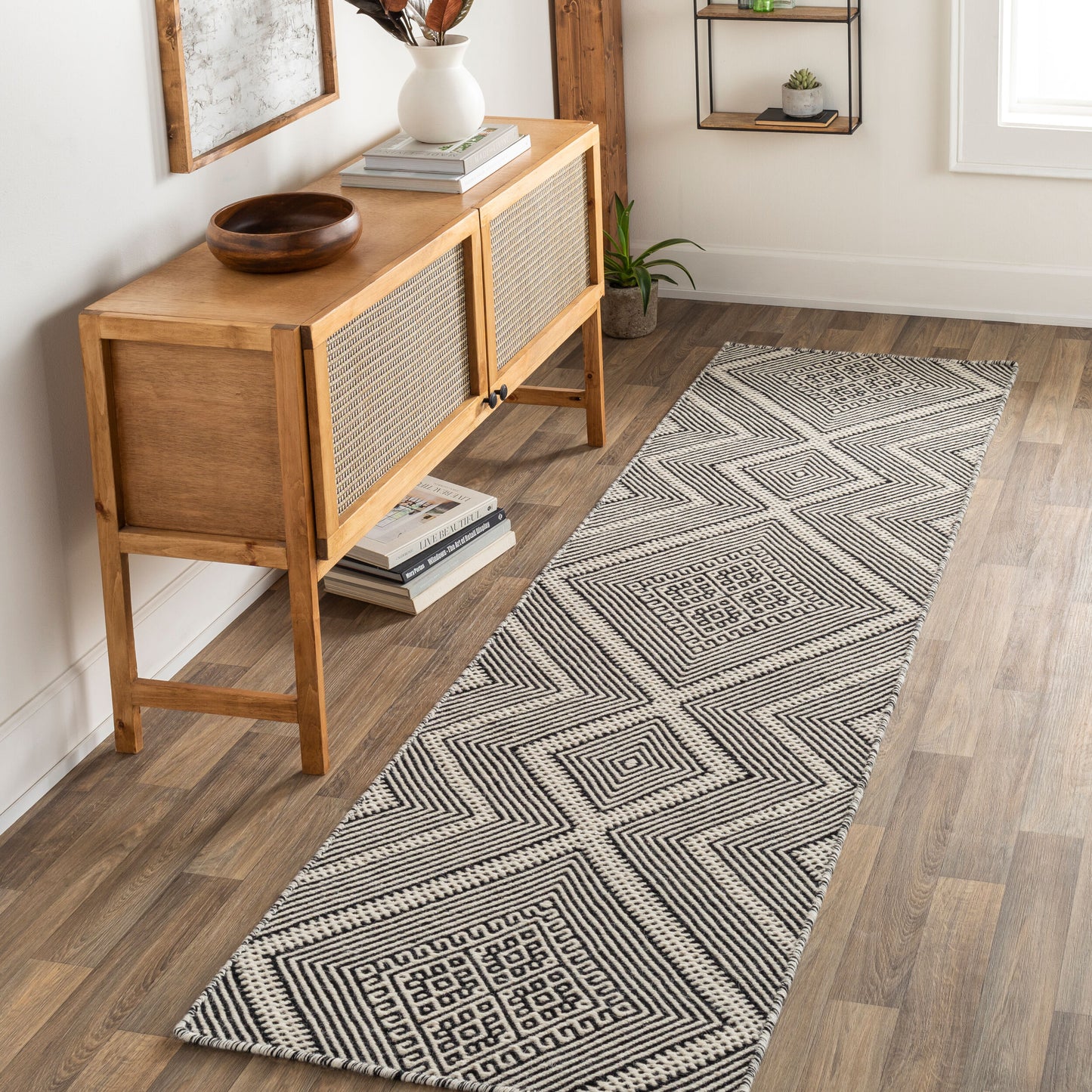 Alfombra de lana hecha a mano Mardin MDI-2308 de 2,4 m