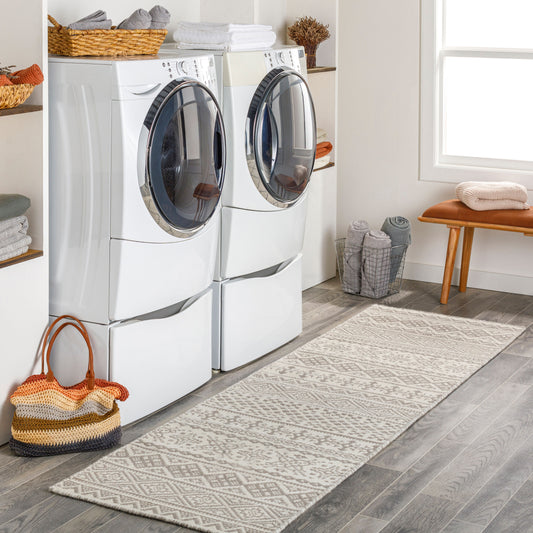 Mardin MDI-2312 8ft Runner Handmade Wool Runner Rug