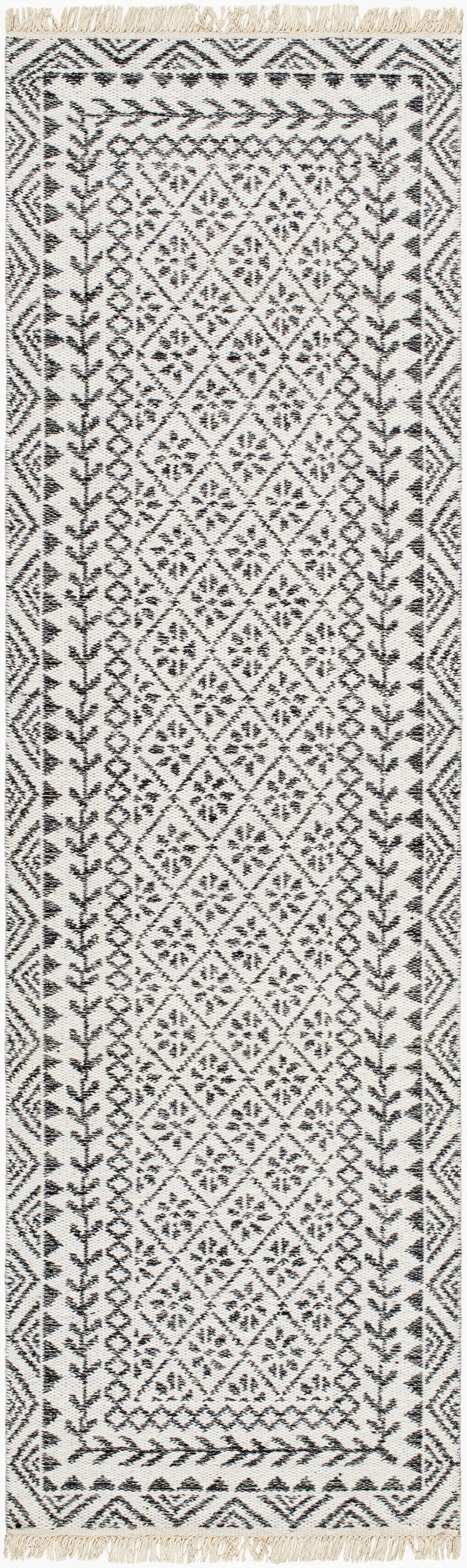 Mardin MDI-2319 8ft Runner Handmade Wool Runner Rug