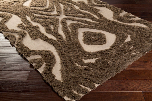 Midelt MDT-1004 2' x 3' Handmade Wool Accent Rug
