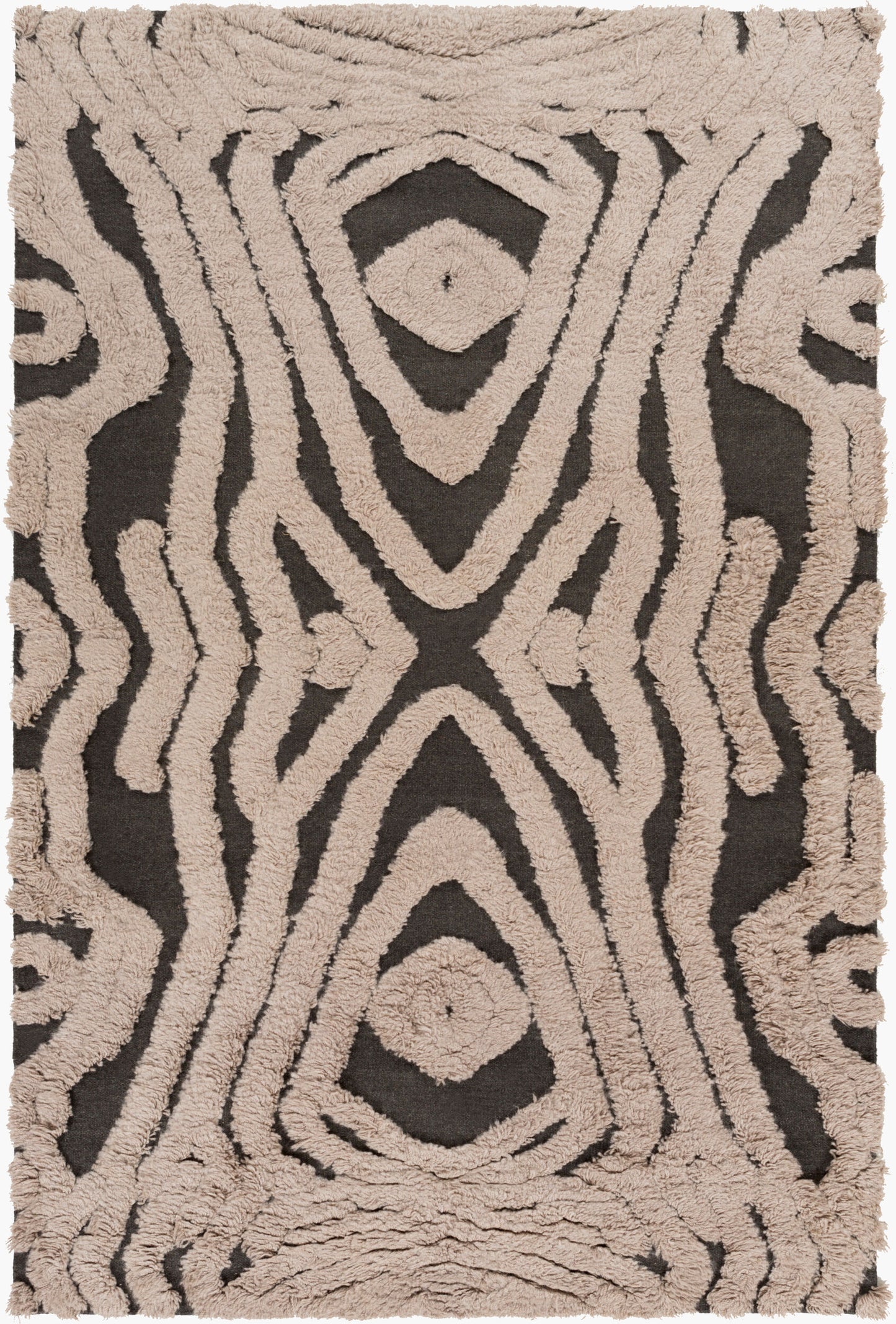 Midelt MDT-1005 2' x 3' Handmade Wool Accent Rug