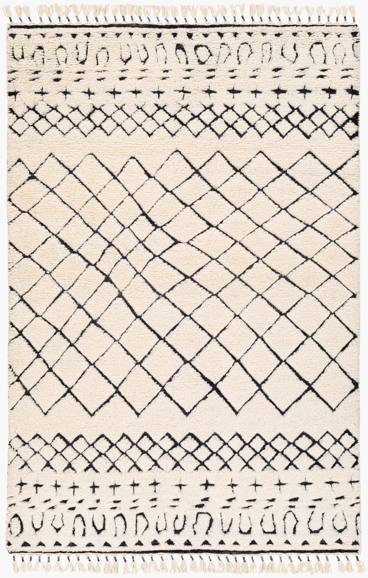 Meknes MEK-1003 2' x 3' Handmade Wool Accent Rug