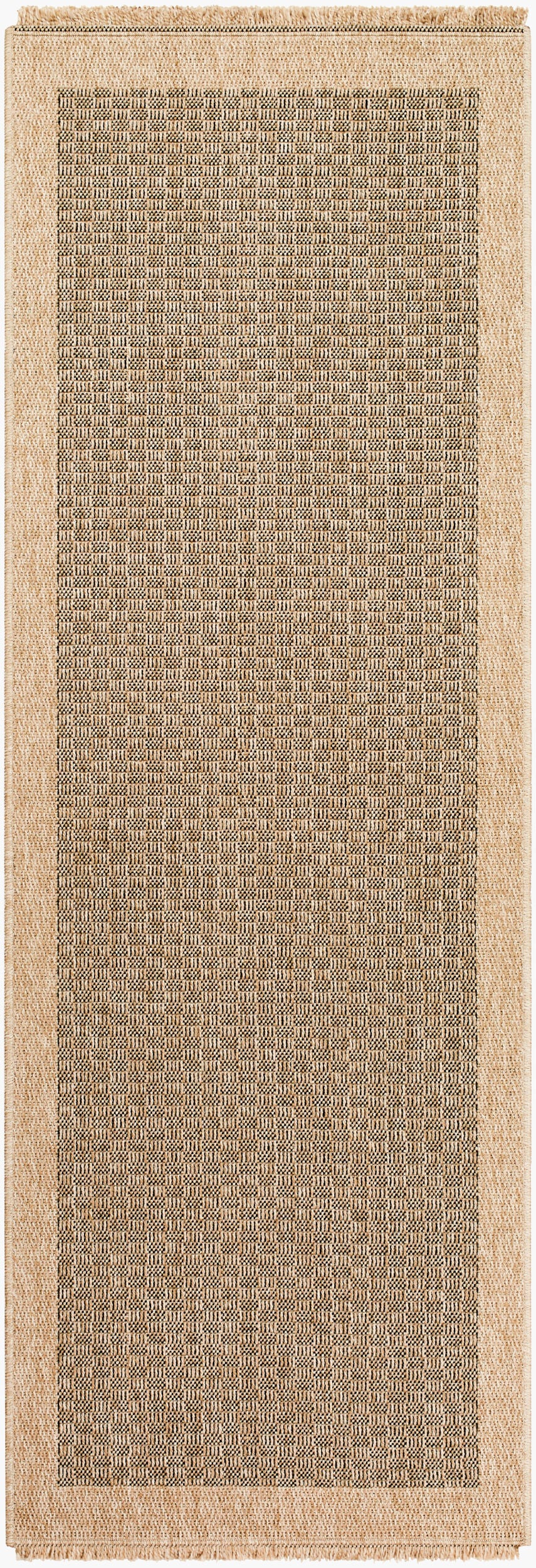 Mirage MGE-2304 7ft Runner Machine Woven Indoor/Outdoor Runner Rug