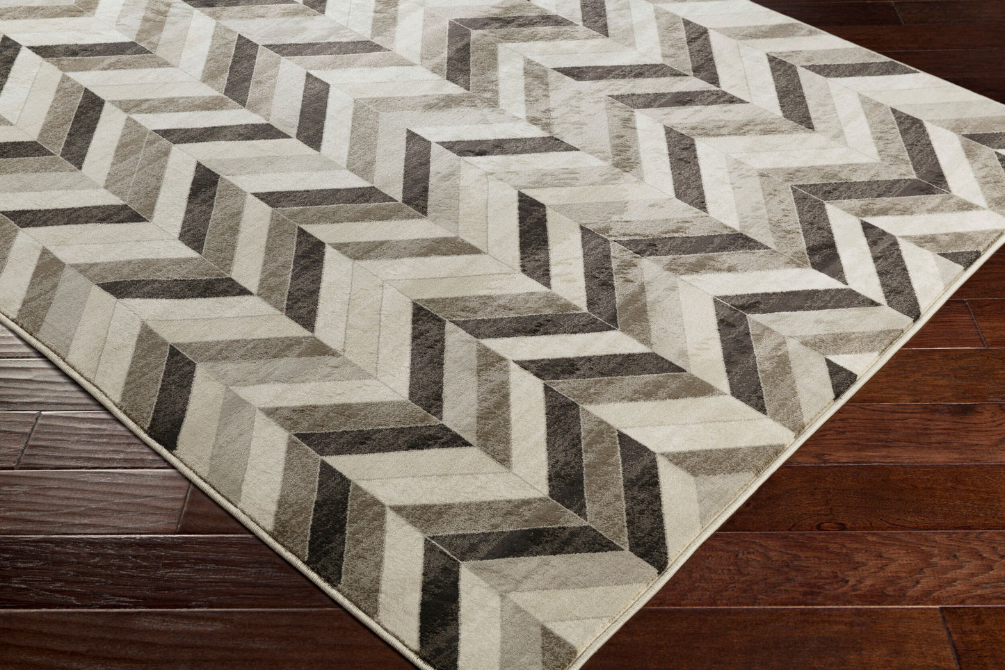 Mahadayi MHI-4100 2' x 3' Machine Woven Accent Rug