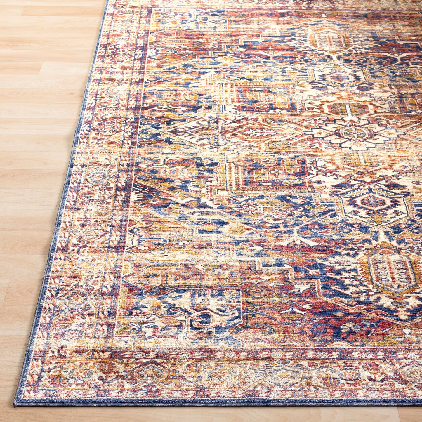 Mahal MHL-2312 5' x 7' Machine Woven Area Rug