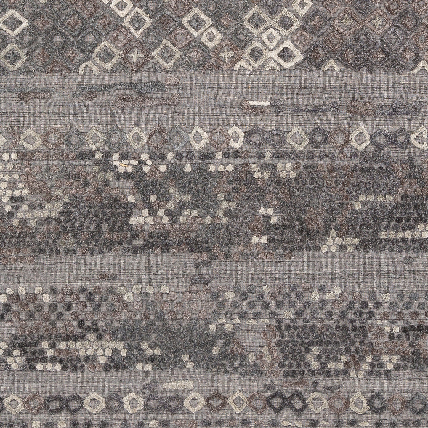 Makalu MKL-2302 Alfombra decorativa hecha a mano de 2' x 3'