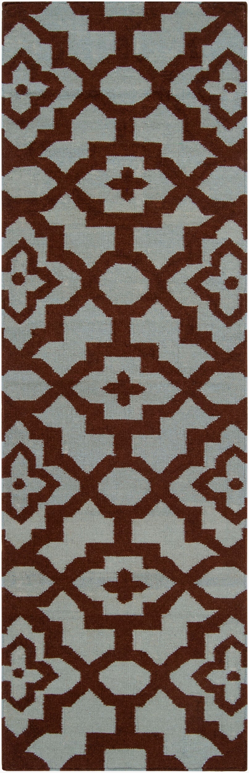 Market Place MKP-1002 8ft Runner Handmade Wool Runner Rug