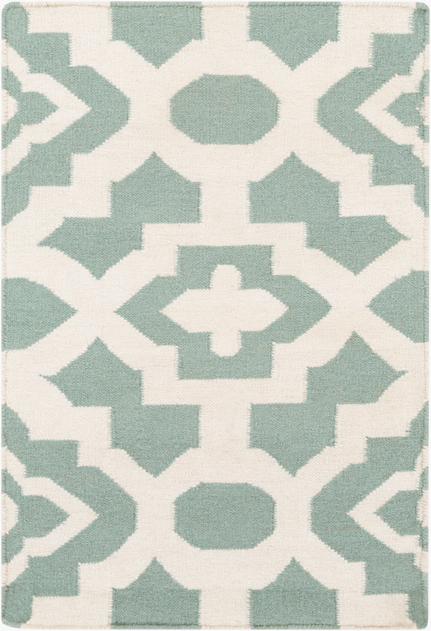 Alfombra decorativa de lana hecha a mano Market Place MKP-1019 de 2' x 3'