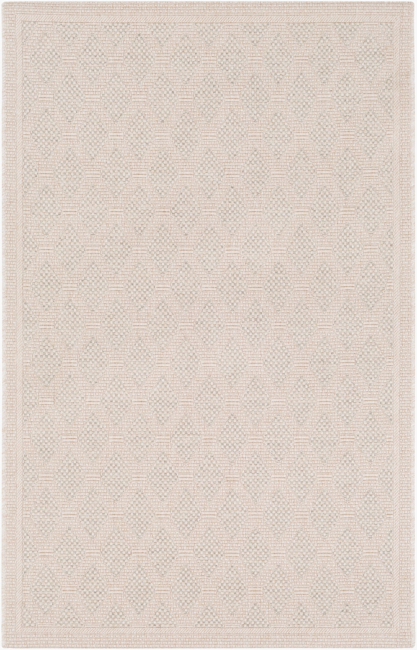 Alfombra decorativa para interior y exterior Marmaris MMS-2319 de 2' x 3', tejida a máquina