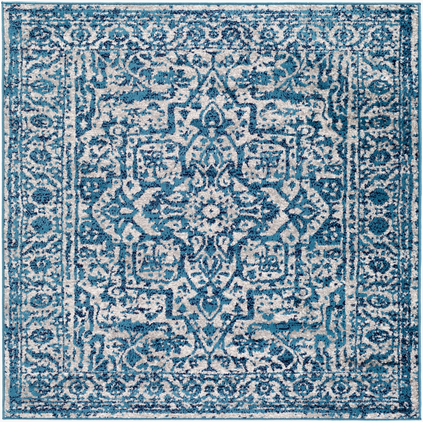 Monte Carlo MNC-2302 5ft Square Machine Woven Area Rug