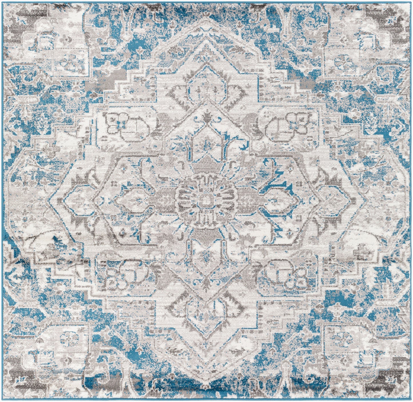 Monte Carlo MNC-2318 6ft Square Machine Woven Area Rug