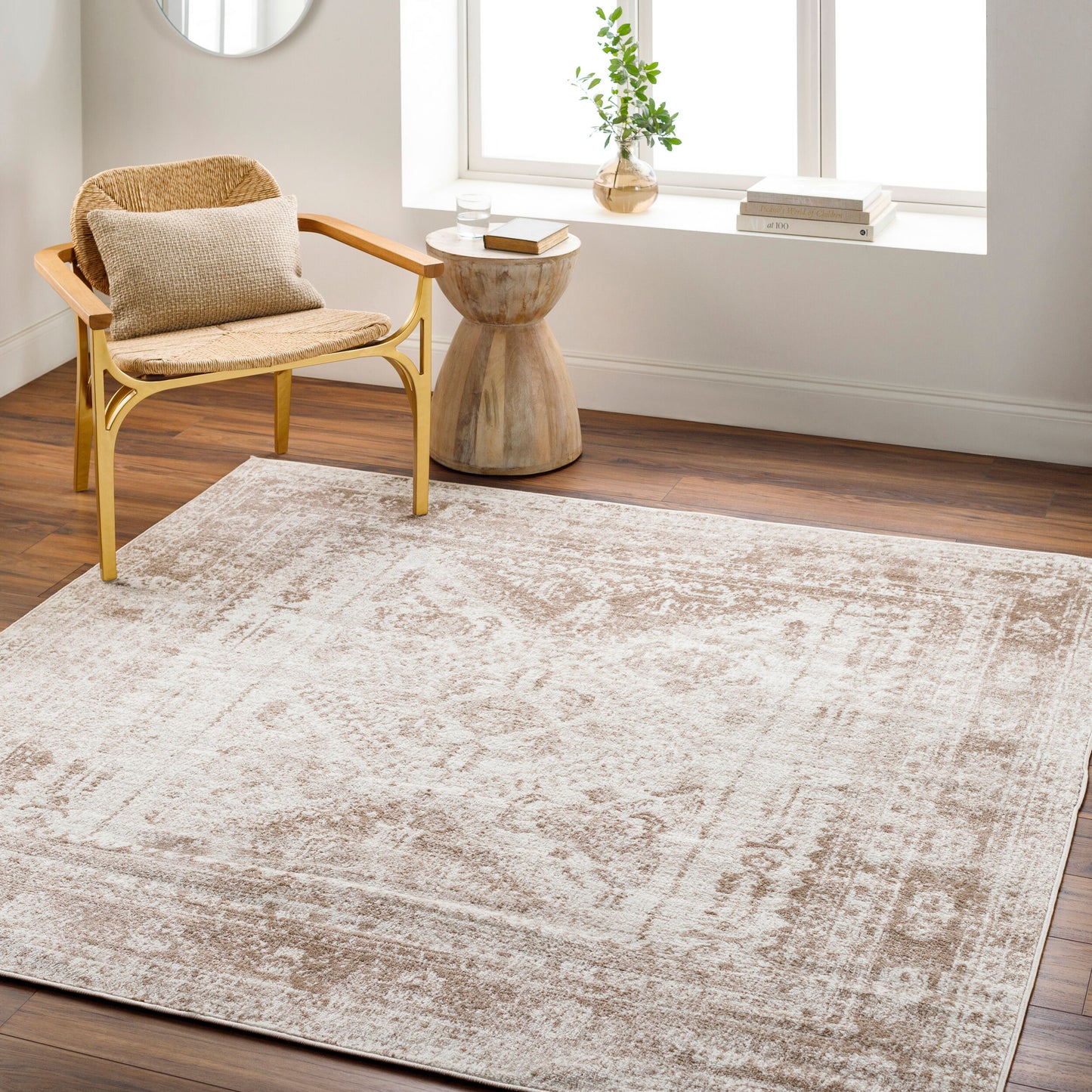 Monte Carlo MNC-2341 5ft Square Machine Woven Area Rug