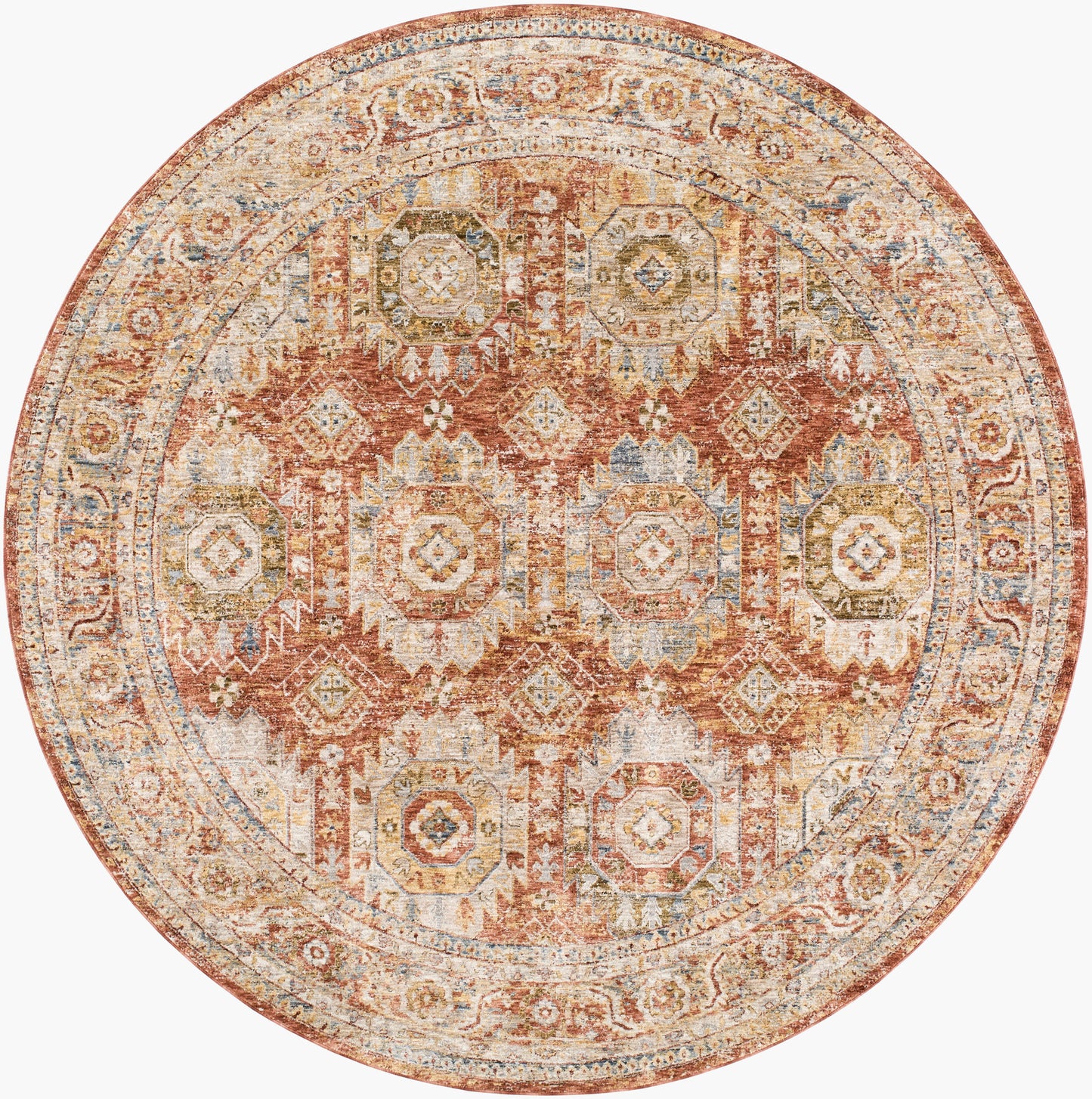 Mona Lisa MNI-2305 5ft Round Machine Woven Area Rug