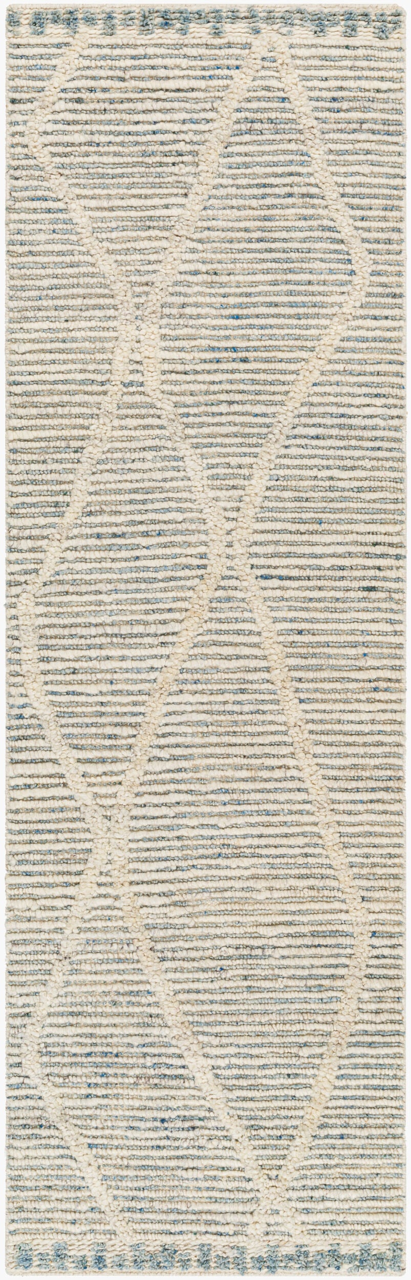 Manisa MNS-2308 8ft Runner Handmade Wool Runner Rug