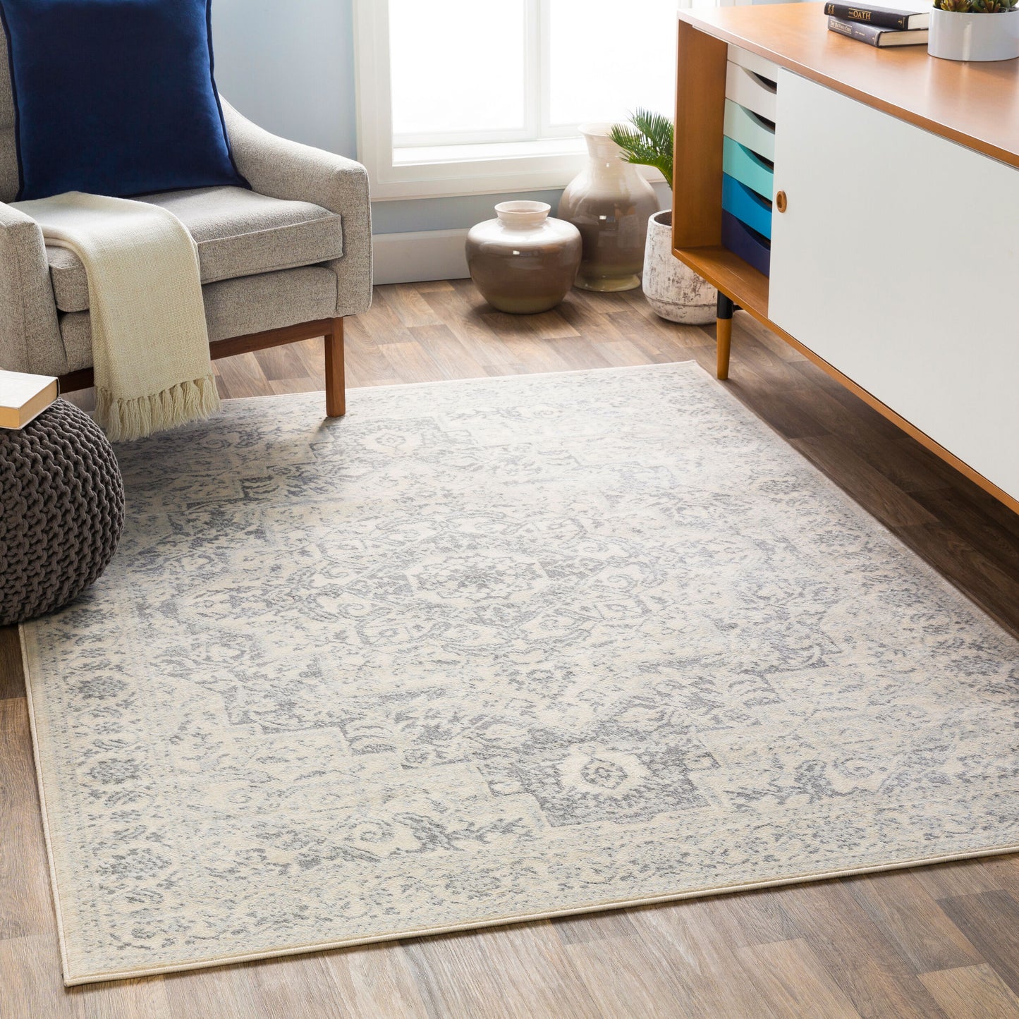 Alfombra tejida a máquina Monaco MOC-2315 de 2,7 x 3,6 m