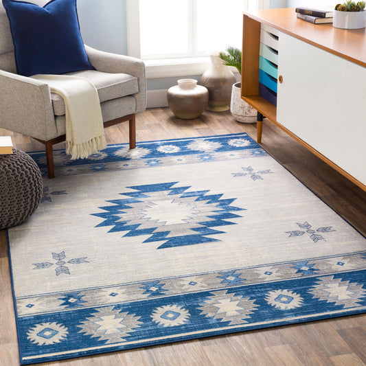 Monaco MOC-2321 2' x 3' Machine Woven Accent Rug