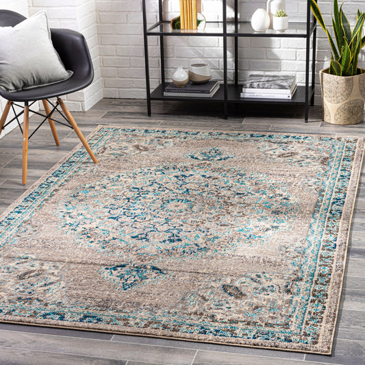 Morocco MRC-2321 2' x 3' Machine Woven Accent Rug