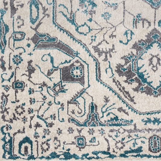 Alfombra decorativa tejida a máquina Marrakesh MRH-2317 de 2' x 3'