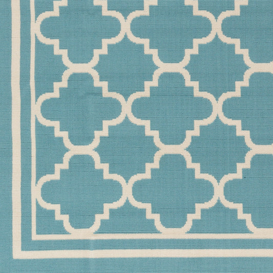 Marina MRN-3028 7ft Runner Machine Woven Indoor/Outdoor Runner Rug