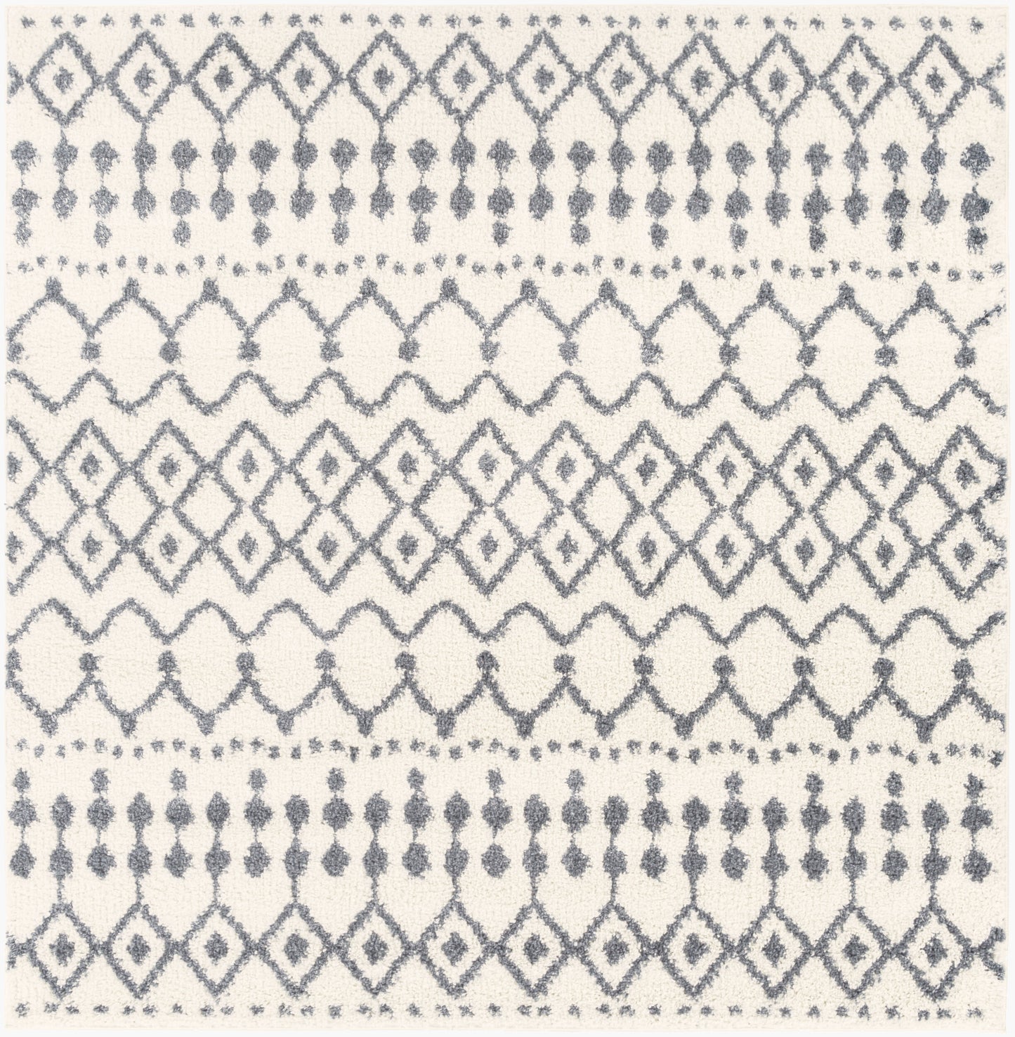 Maroc Shag MRS-2310 6ft Square Machine Woven Area Rug
