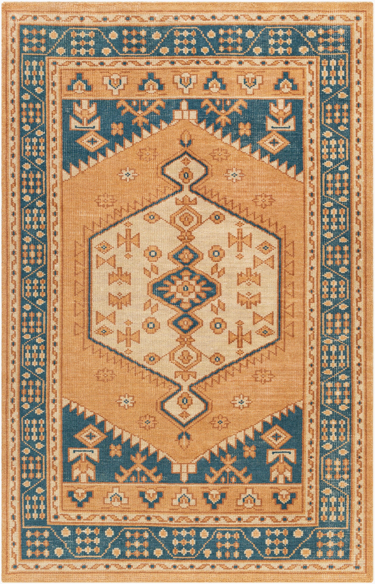 Milas MSL-2300 2' x 3' Handmade Wool Accent Rug