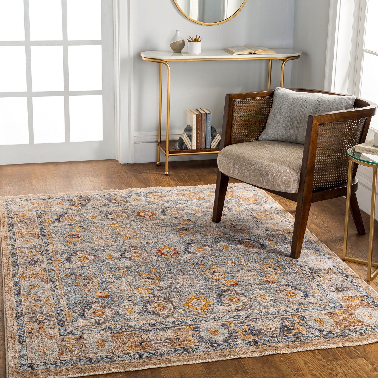 Misterio MST-2310 7ft Runner Machine Woven Runner Rug
