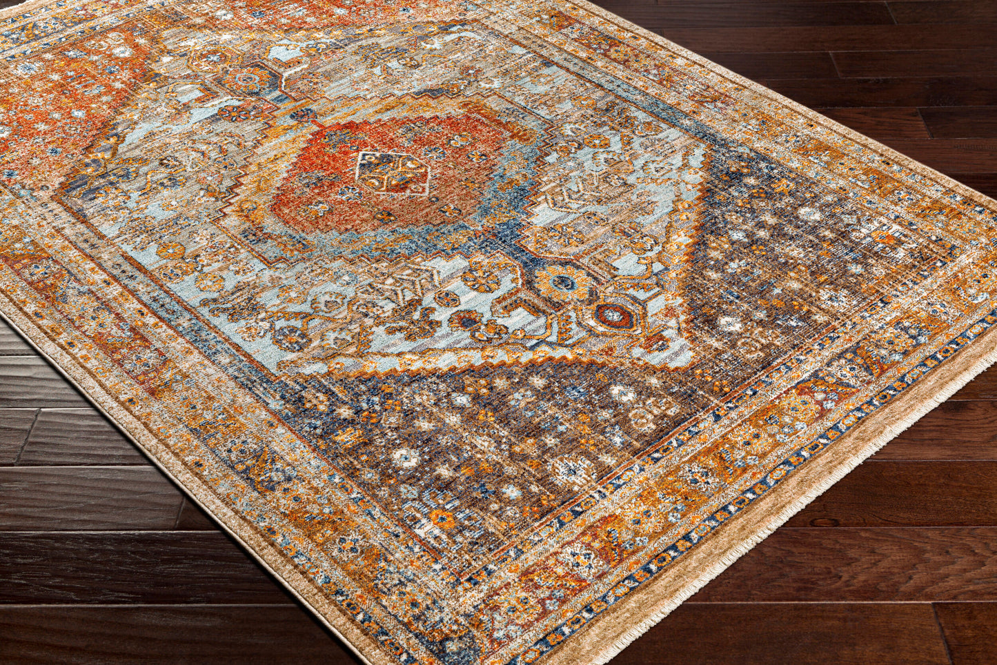 Misterio MST-2312 7ft Runner Machine Woven Runner Rug