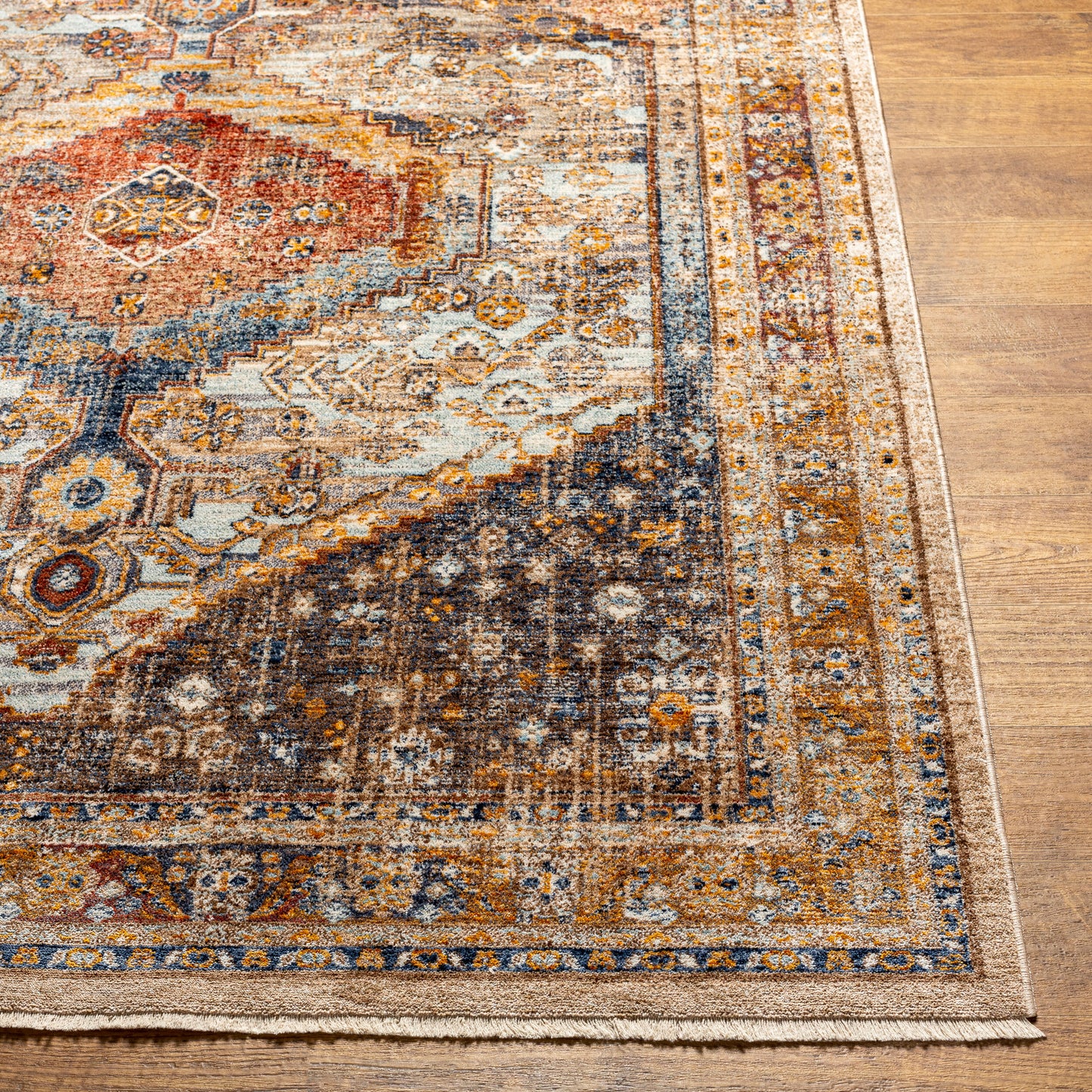 Misterio MST-2312 7ft Runner Machine Woven Runner Rug