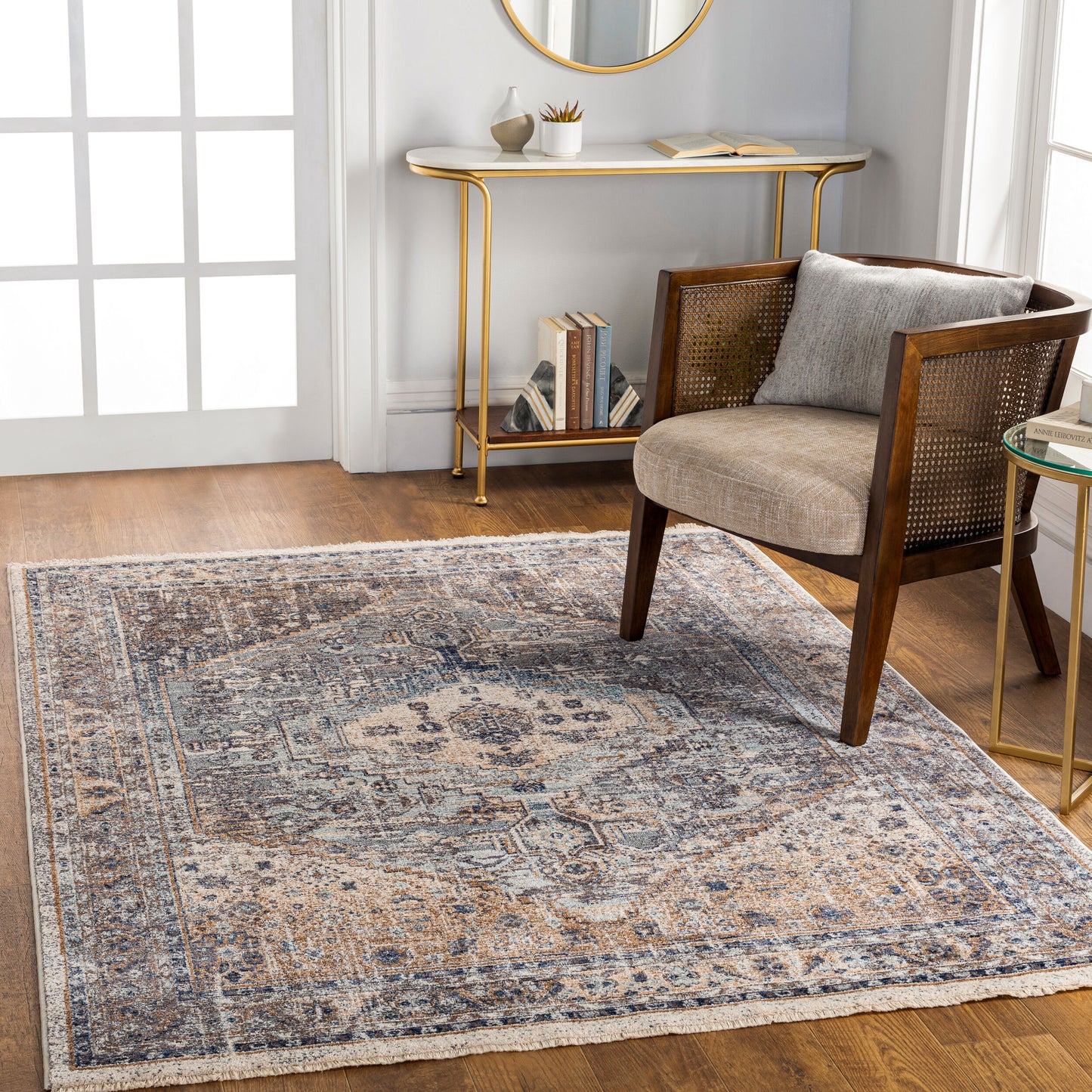 Misterio MST-2313 10ft Runner Machine Woven Runner Rug