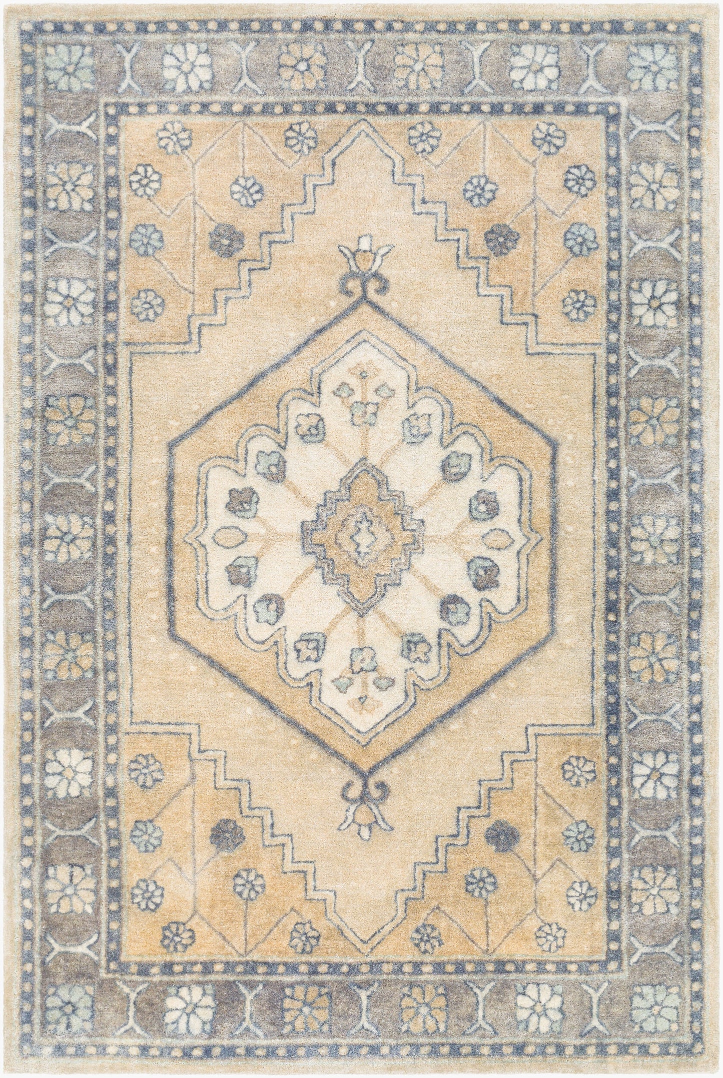 Malatya MTY-2300 2' x 3' Handmade Accent Rug