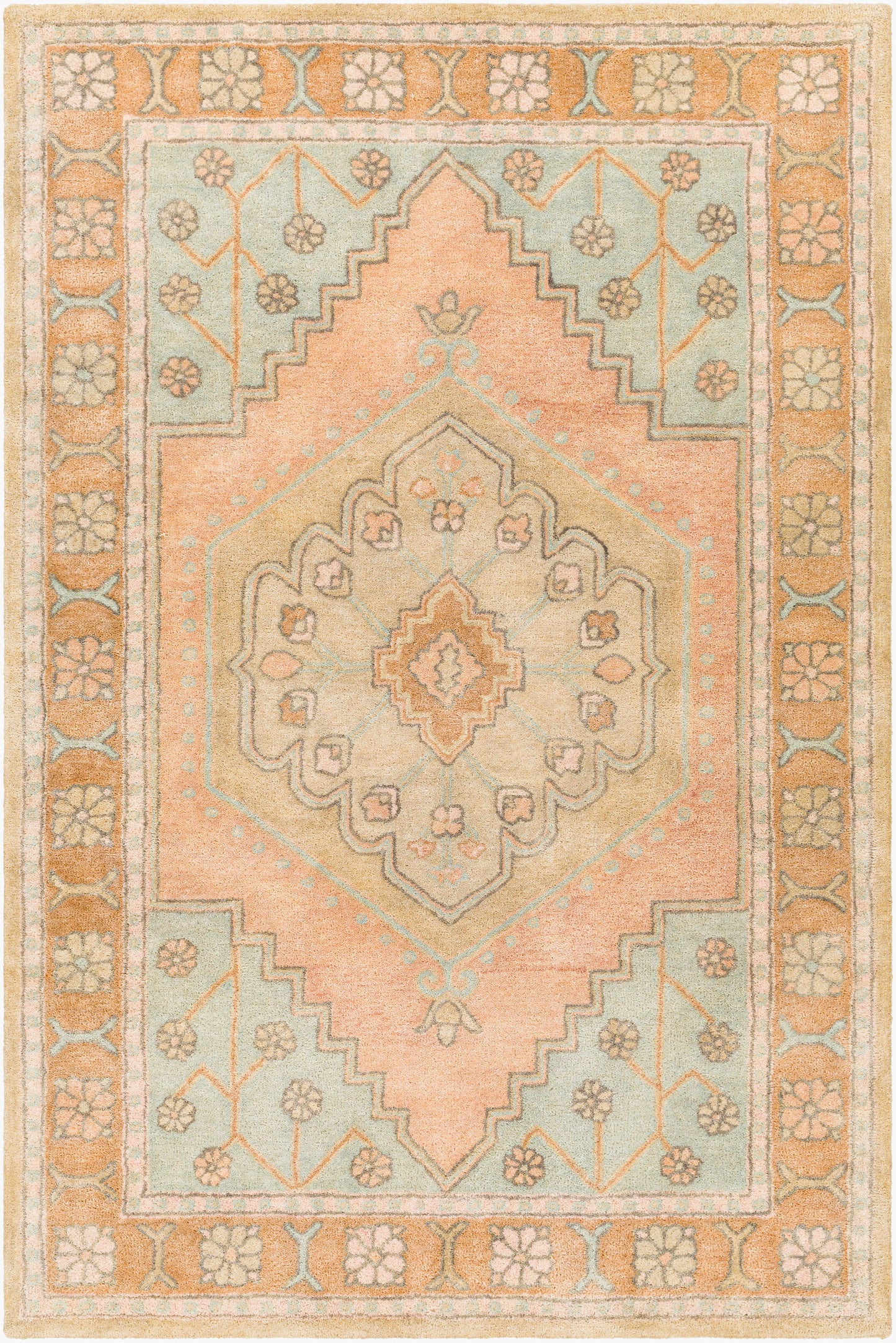 Malatya MTY-2302 2' x 3' Handmade Accent Rug